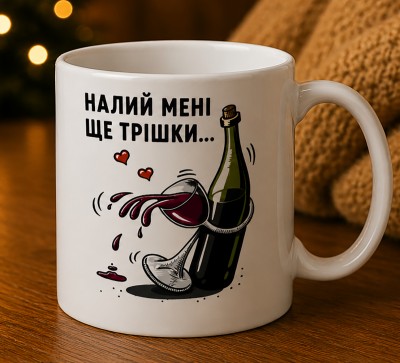 Чашка "Налий мені ще трішки..." Чашка "Налий мені ще трішки..."