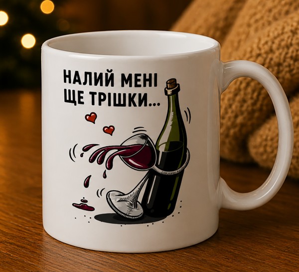 Чашка "Налий мені ще трішки..." Чашка "Налий мені ще трішки..."