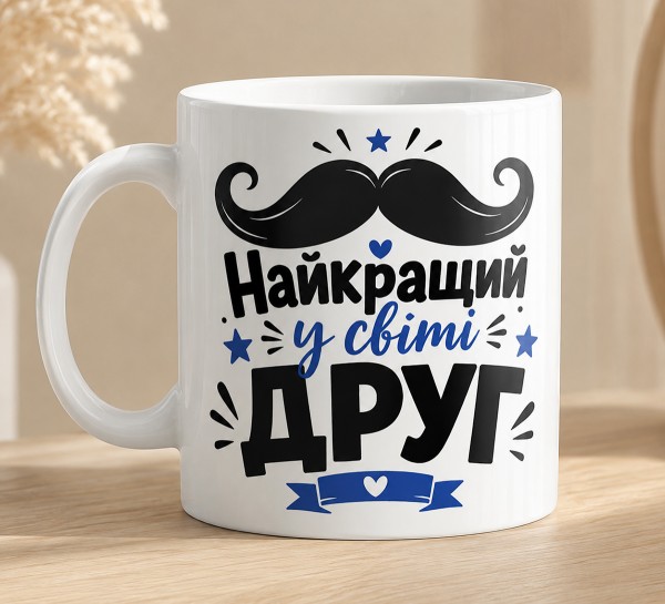 Чашка "Найкращий у світі друг" Чашка "Найкращий у світі друг"