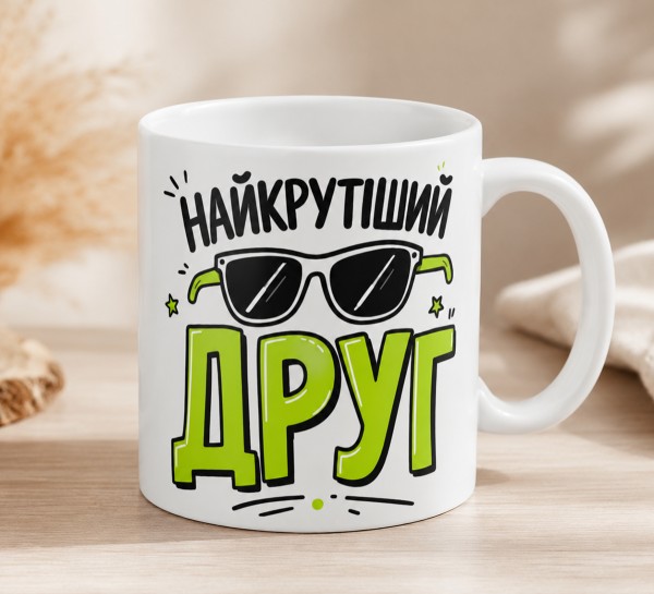 Чашка "Найкрутіший друг"