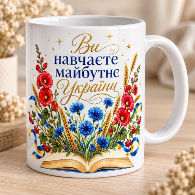 Чашка "Ви навчаєте майбутнє України"