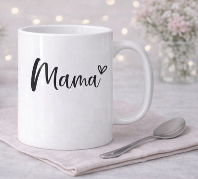 Чашка "Мама" з сердечком 