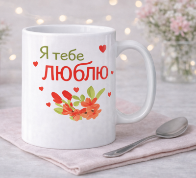 Чашка "Я тебе люблю"
