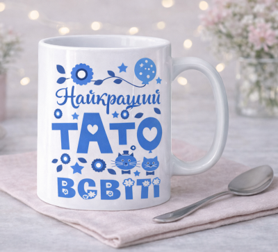 Чашка "Найкращий тато в світі"
