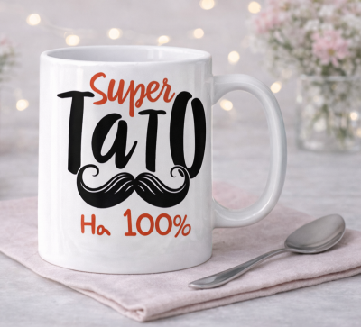 Чашка "Super тато на 100%" Чашка "Super тато на 100%"