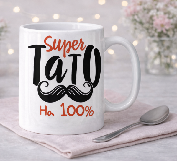 Чашка "Super тато на 100%" Чашка "Super тато на 100%"