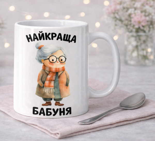 Чашка "Найкраща бабуня"