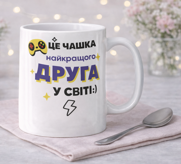 Чашка "Це чашка найкращого друга у світі" Чашка "Це чашка найкращого друга у світі"