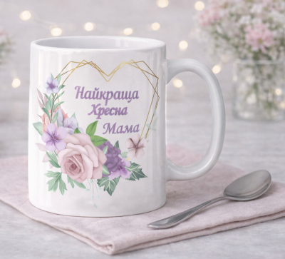 Чашка "Найкраща хресна мама"