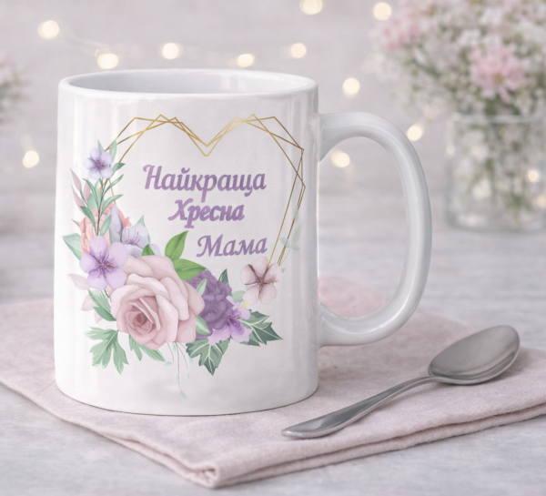 Чашка "Найкраща хресна мама"