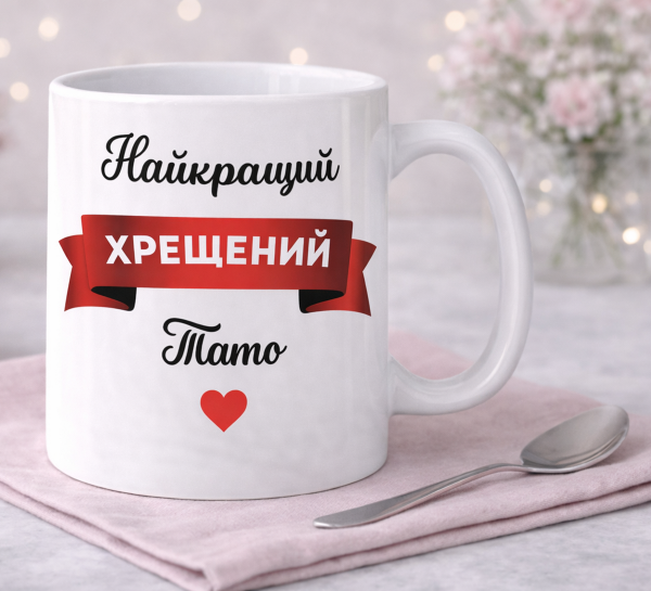 Чашка "Найкращий Хрещений Тато"