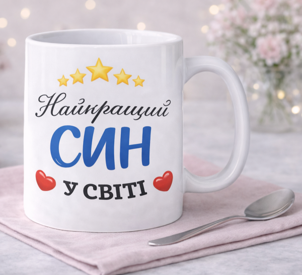 Чашка "Найкращий син у світі"