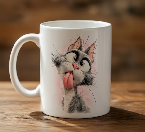Чашка «Смішний котик » Чашка «Смішний котик »