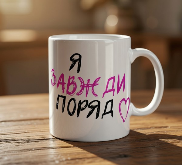 Чашка «Я завжди поряд»