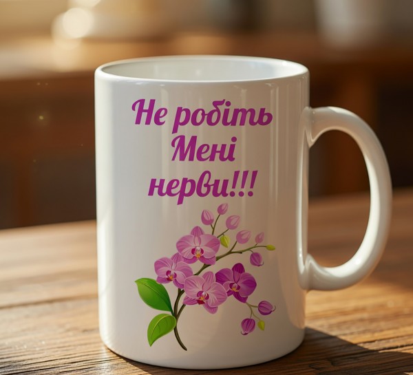 Чашка «Не робіть мені нерви»