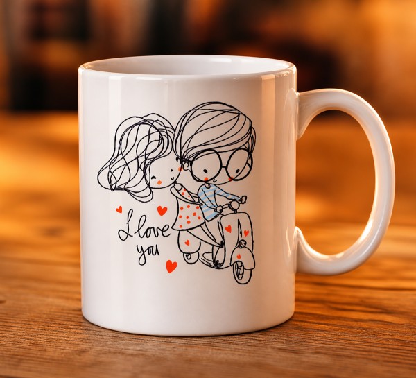 Чашка «I Love You» закохана пара Чашка «I Love You» закохана пара