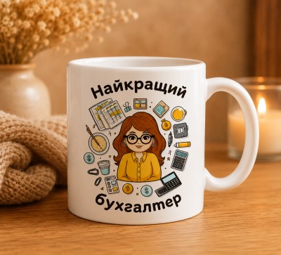 Чашка "Найкращий бухгалтер"