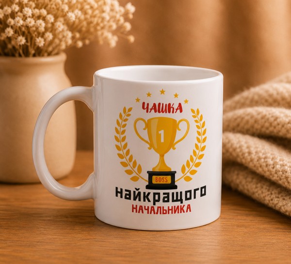 Чашка "Найкращий начальник"