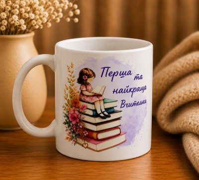 Чашка "Перша та найкраща вчителька"