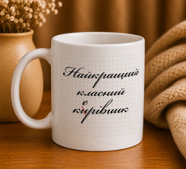 Чашка "Найкращий класний керівник"