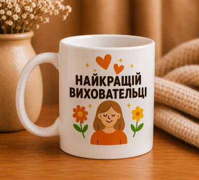 Чашка "Найкращій виховательці"