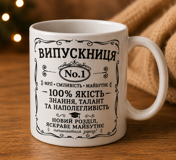 Чашка "Випускниця №1" Чашка "Випускниця №1"