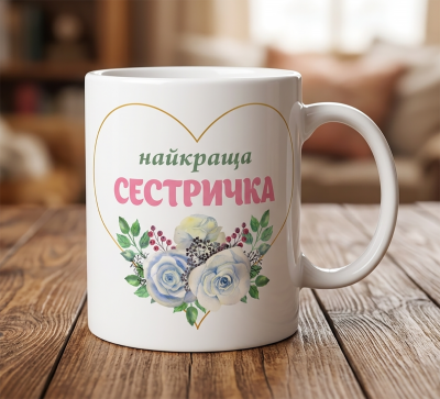 Чашка "Найкраща сестричка" Чашка "Найкраща сестричка"