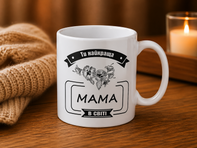 Чашка "Ти найкраща мама в світі" Чашка "Ти найкраща мама в світі"