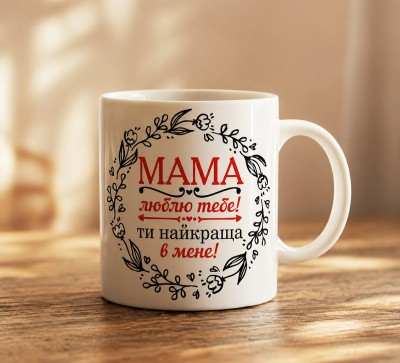 Чашка "Мама, люблю тебе – ти найкраща в мене"