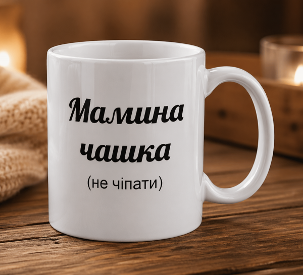 Чашка "Мамина чашка (не чіпати)"