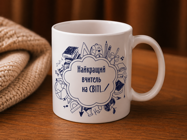 Чашка "Найкращий вчитель на світі" Чашка "Найкращий вчитель на світі"