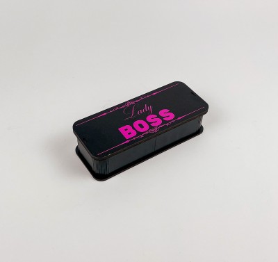 Коробка  прямокутна чорна "Lady Boss" 1