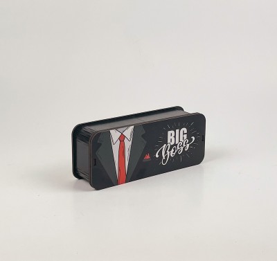 Коробка прямокутна чорна "BIG Boss" 1