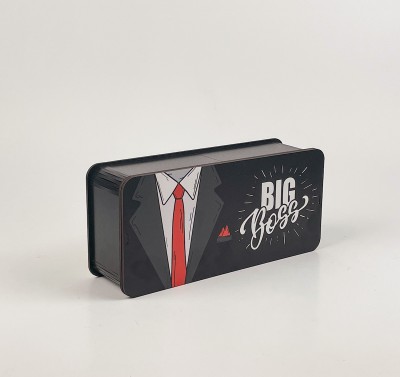 Коробка прямокутна чорна "BIG Boss" 3