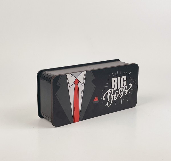 Коробка прямокутна чорна "BIG Boss" 3