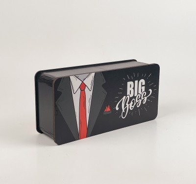 Коробка прямокутна чорна "BIG Boss" 4