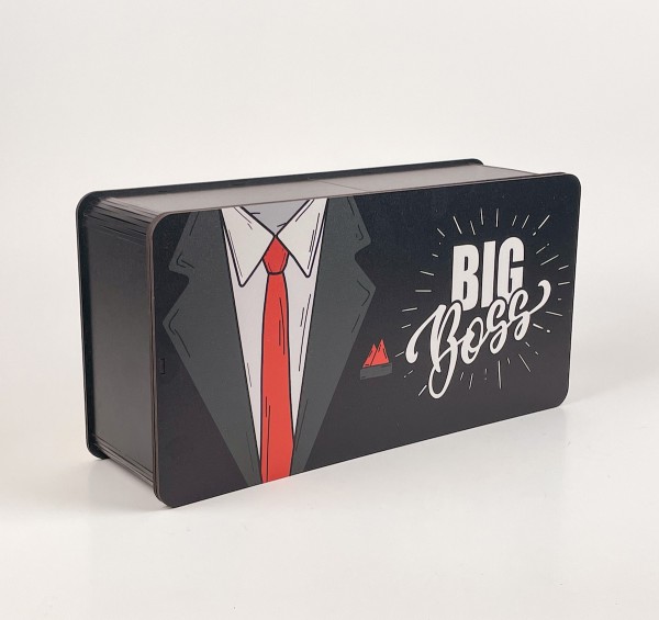 Коробка прямокутна чорна "BIG Boss" 6
