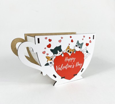 Кашпо у формі чашки "Happy Valentine’s Day" Кашпо у формі чашки "Happy Valentine’s Day"