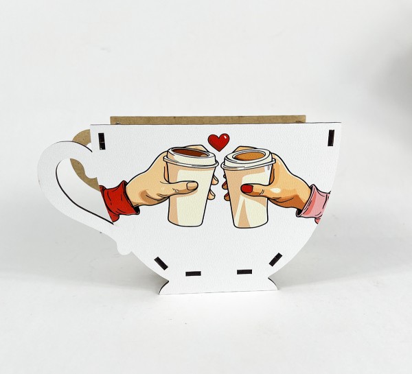 Кашпо у формі чашки "Coffee Love" Кашпо у формі чашки "Coffee Love"