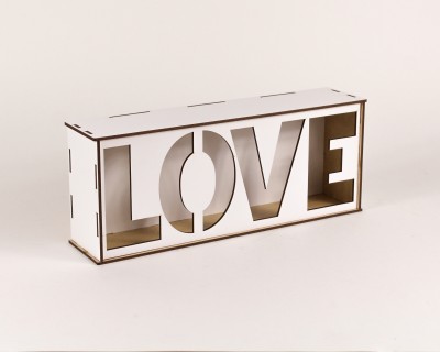 Коробка біла "Love" маленька