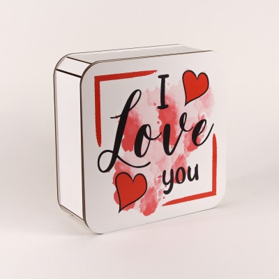 Коробка Квадратна "I Love you"