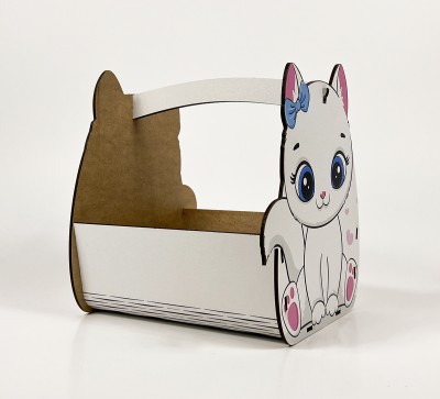 Кошик "Кошеня з бантиком" Кошик "Кошеня з бантиком"