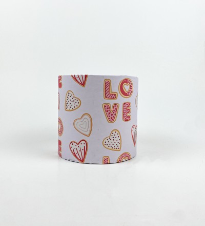 Коробка кругла "Love серця"