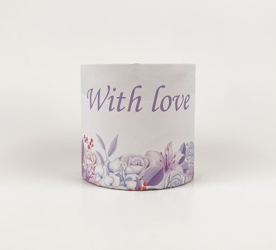 Коробка кругла "With Love" 15х15 Коробка кругла "With Love" 15х15