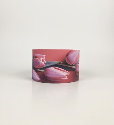 Коробка кругла 15х10 "Тюльпани"