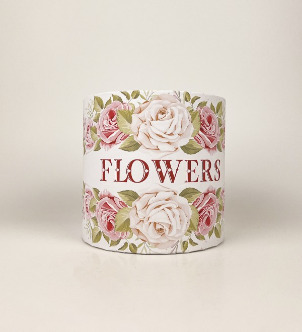 Коробка кругла 15х15 "Flowers" троянди Коробка кругла 15х15 "Flowers" троянди