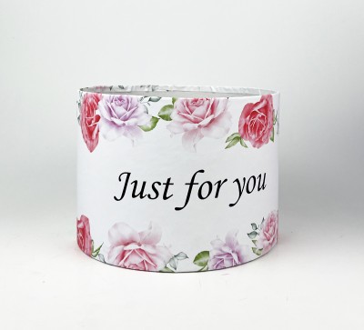 Коробка кругла 20х15 "Just for you"