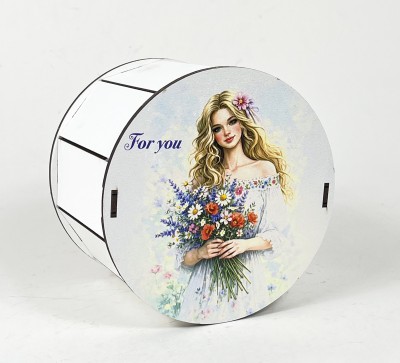 Коробка кругла "For you"10