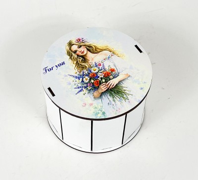 Коробка кругла "For you"10