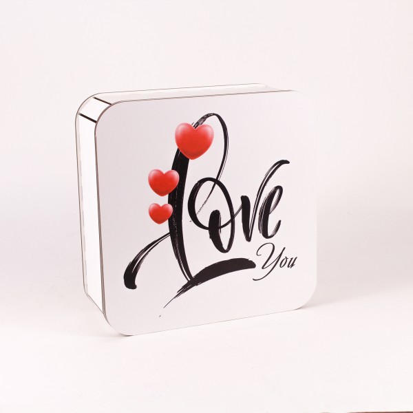 Коробка Квадратна "Love you"